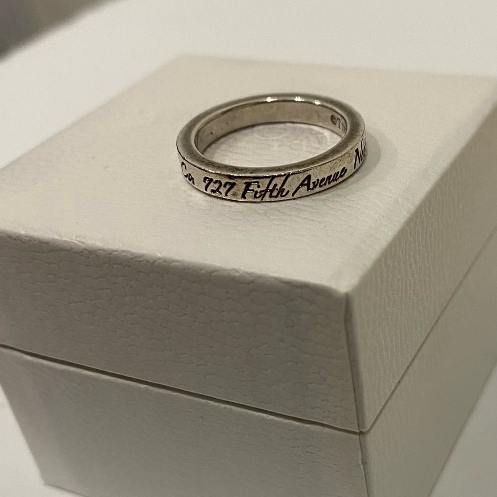 Tiffany ring note ring script - Picture 2 of 3